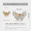 Accesorios para Zapatos de Novia, Decoraciones Desmontables, Combinables Libremente con Hebillas de Zapato de Pedrería de Vidrio, Pinzas para Zapatos de Mariposa de Cristal Marquise