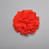 Flor de Chifón de 10 cm Estilo Coreano Tejida a Mano DIY Flor de Tela Accesorios Para el Cabello Broche Zapatos Sombreros Accesorios Para la Ropa Flor