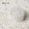 Super-Excelente 4 mm Alta Retención de Color Transparente Vidrio Cuentas de Arroz Hecho a Mano DIY Pulsera de Cuentas Hecha a Mano Collar Pendientes Accesorios de Joyería