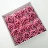 Cabeza de flor de jabón de peonía navideña flor de jabón flor de simulación caja de regalo ramo diy con ventas directas de fábrica de flores