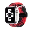 Adequado para pulseira apple iwatch apple ajustável trançada 8 pulseira apple fivela dobrável sucção magnética pulseira ultar