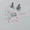 Profissional não padrão feito sob medida de alta qualidade semi-oco rebite de ferro rebite de degrau tambor de rebite de carroça rebite estendido