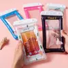 Bolsa Impermeable de Dibujos Animados para Teléfono Móvil, Bolsa Impermeable para Teléfono Móvil para Natación al Aire Libre y Camping, Bolsa Impermeable de Alta Transparencia con Capacidad para Pantalla Táctil, Bolsa Impermeable para Rafting