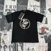 25Fw Erd Melancólico Rico Segunda Generación Nicho Marca de Moda Verano Americano Algodón Puro Holgado Camiseta de Manga Corta para Hombre Pareja