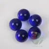 1 bola de cristal de vidrio transparente azul oscuro de 35 mm 3,5 cm color azul cobalto adornos de bola de canicas decorativas 56 gramos