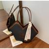 Bolso Transfronterizo de Gran Capacidad para Mujer Verano Versátil 2025 Nuevo Bolso de Hombro Casual Diseño Nicho Bolso Tote para Viaje