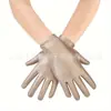 Luvas Pretas de Baile Gatsby para Mulheres Anos 1920 Luvas de Festa Únicas Luvas Combinando com Acessório de Cabeça para Vestido de Noiva