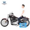 Muscle car Wolf adecuado para Harley Fat 114 bolsa lateral alforja retro caja lateral modificación bolsa para casco cinturón impermeable liberación rápida