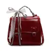 Mochila para Mujer Estilo Colegio Británico 2026 Primavera Nueva Moda Correa de Bufanda de Seda Mochila Vintage Mochila de Estilo Coreano de Moda