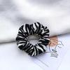 Nueva Cuerda para el Cabello de Puntos Ondulados Dulces Estilo Retro Francés Colgante de Otoño e Invierno Leopardo Banda de Cuero para Adultos Accesorios de Cabello de Gama Alta