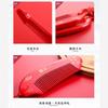 Peine de madera para boda, rojo, para novia, dote, un par de peines de madera para boda, suministros para boda.