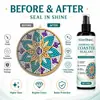 KineShineX Posavasos de Pintura de Diamantes Sellador Impermeable, Fijación y Brillo para Obras de Pintura de Diamantes, Previene la Pérdida de Diamantes, Cristal