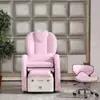 Sofá de Baño de Pies para Uñas Eléctricas, Silla Multifuncional Reclinable para Masaje de Pies de una Persona, Silla para Bordado, Pestañas y Tatuajes, Belleza