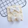 3 Piezas Diadema Combinación Europea y Americana Primavera y Verano Linda para Niños Accesorios para el Cabello Bebé Lazo Nuevo Diadema Pañuelo para la Cabeza Bebé
