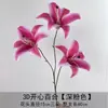 Decoração de Casamento com Materiais Florais Vermelho-Rosa, Folhas Artificiais, Rosas e Arranjos Florais para o Salão do Casamento e Painel de Fundo