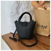 Bolso de Mano de Verano 2026 Moda Nueva Personalidad Estilo Cesta Transfronterizo para Mujer con Textura Suave, Bolso Cubo de Hombro Cruzado