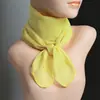 Regalo Regalos, Pañuelo Cuadrado de Seda Sintética para Mujer, Pañuelo Pequeño Versátil para Primavera y Verano, Pañuelo de Seda de Color Sólido, Pañuelo de Gasa, Fabricante de Puntos al por Mayor