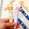 Goma de Presionar de Astronauta Linda de Dibujos Animados para Estudiantes de Primaria Goma de Borrar con Mina Reemplazable Goma de Borrar de Oso de Aspecto Elegante