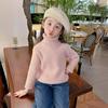 [en stock suéter de cuello alto para niñas otoño e invierno 2025 nueva ropa para niños con forro polar suéter de invierno para bebé con forro polar para niños