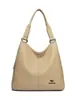 Bolso de Hombro de Cuero Suave de Color Sólido Más Vendido para Mamá, Nuevo Modelo 2026, Bolso de Mano y Bolso Cruzado Simple y Elegante para Mujer, Disponible para Dropshipping