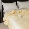 Funda de edredón Lenzing Tencel de 100 unidades para dormir sin ropa en verano, fresca, color puro, sábanas de fibra de lyocell 100, sábanas bajeras y fundas de almohada