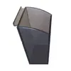 Accesorio para Colgar en Escritorio: Soporte para Bolígrafos Flexible para Ranura de Pantalla, Caja de Almacenamiento para Estación de Trabajo, Gris, Soporte para Bolígrafos Transparente