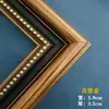 Marco de fotos estilo europeo pintura al óleo digital acuarela marco exterior foto póster retro rompecabezas marco de pintura thangka montaje colgar en la pared