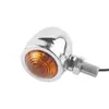 Accesorios modificados para motocicleta señal de giro retro señal de giro pequeña para Harley Prince señal de giro metálica señal de giro modificada