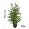 Árvore de Natal de Pinheiro 70 Galhos 50cm para Mesa Sala de Estar Planta em Vaso Decoração Externa Planta Verde Decoração Árvore de Natal