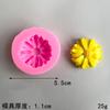 Molde de Silicone Girassol Rosto Sorridente para Humano Kwai Dobra Bolo de Açúcar Molde de Chocolate DIY Molde de Aromaterapia Molde de Gesso