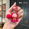 Nuevo llavero de bola de pelo de cubos de fruta tridimensionales accesorios para bolso de chica estudiante regalo para novias colgante para amantes