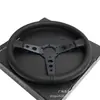 Venta caliente transfronteriza volante de liberación rápida modificado para coche de 14 pulgadas cuero p5 cuero mate volante de carreras
