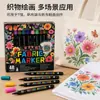 Marcador para pintar tela, impermeable y que no se decolora, bolígrafo para graffiti en tela, bolsa de lona, zapatillas de lona, bolígrafo textil para pintar a mano DIY