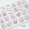Rocallas Brillantes Dongzhou de 12 MM con Forma de Corazón y Base Puntiaguda, Accesorios para Anillos y Pendientes DIY, Rocallas Incrustadas, Artículo Popular de Exportación, Rocallas de Vidrio con Forma de Corazón