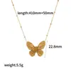 Aretes Collar Set de Joyería Personalizado de Acero Inoxidable Transfronterizo Moda para Mujer Elegante Gama Alta Set de Joyería de Oro de 18 Quilates
