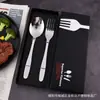Set Creativo de Vajilla de Acero Inoxidable 304, Cuchillo y Tenedor Western Gruesos para Bistec, Suministros de Vajilla para Hotel