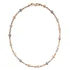 Collar de Perlas de Colores Dulces, Accesorio Largo de Verano para Mujer, Cadena para Clavícula de Lujo Ligero de Nicho, Joyería de Cadena de Cuello con Perlas de Gama Alta