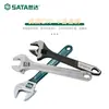 Llave Inglesa Ajustable Shida Recubierta de Plástico Llave Inglesa Ajustable Genuina de Grado Industrial 8/10/12 Llave Inglesa Ajustable de Apertura Grande