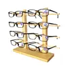 Estante de Exhibición para Gafas de Madera Maciza, Exhibidor de Gafas, Accesorios para Tienda de Gafas, Soporte Decorativo para Gafas de Sol, Estante de Almacenamiento Multicapa