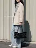 Nuevo producto 2026: diseño de nicho, bolso de hombro de cuero minimalista, bolso tote, bolso baguette moderno y casual para mujer