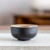 Juego de Té Kung Fu Taza de Té Pequeña Tazón de Té de Cerámica Taza de Té Individual para el Hogar Horno Ge Cerámica Negra Taza Maestra Personalizada
