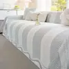 Funda de Sofá de Seda Helada Fresca de Verano 2026 Nuevo Estilo Toalla de Sofá Fresca Juego de Funda Completa Anti-Arañazos de Gato
