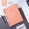 Caderno A5 de folhas soltas destacável registro de reunião de escritório B5 bloco de notas atacado logotipo personalizado