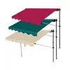 Toldo retráctil manual sin taladro para patio de tienda, protección solar y para la lluvia universal para terrazas de tiendas, en stock para entrega rápida