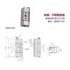 Bisagra Essentra Removible Giratoria de Aleación de Zinc Acero Inoxidable Sr5545 Bisagra Oculta