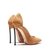 Zapatos de Moda Europeos y Americanos Transfronterizos Puntiagudos Costura Tacón Fino Zapatos de Pasarela AliExpress Talla Grande zapatos de mujer