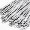 Bridas de Acero Inoxidable 304 Autoblocantes para Cables Brida Metálica para Cables Correa para Exterior Resistente a Altas Temperaturas Tensor Fijo