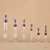 Em Estoque 1ml 2ml 3ml 5ml Aplicador de Sérum para Olhos Seringa de Vidro Brilhante Embalagens Pré-Preenchidas Materiais Atacado