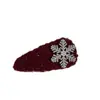 Colección Versátil de Pinzas para el Cabello Rojas Estilosas Inspiradas en la Atmósfera de Otoño e Invierno para Año Nuevo, Pinza Sencilla de Alta Gama para Flequillo y Pasador