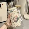 2026 Nuevo Modelo Taza Termo Retro de Alta Apariencia para Niñas Taza de Agua de Acero Inoxidable 316 con Tapa Taza Portátil Linda